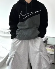 ナイキ ビックスウォッシュ シェルパ フリース フーディー Tシャツ S