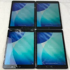 ◆ジャンク品・本体のみ◆【4点セット】Apple iPad 第9世代 Wi-Fi 64GB（A2602）【大きな割れあり】/TL-JUNK-260353
