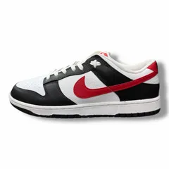 NIKE 22AW Dunk Low Retro Red Swoosh Panda ダンク ロー レトロ レッドスウッシュ パンダ スニーカー ナイキ FB3354-001 ホワイト系 30.5cm （8559M）