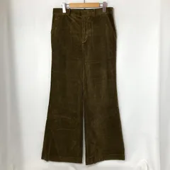 POLO RALPH LAUREN ポロラルフローレン コットンコーデュロイワイドレッグパンツ 6863061BLLT フレアパンツ 無地 カジュアル メンズ サイズ12 Lサイズ相当 ブラウン ボトム A15661◆