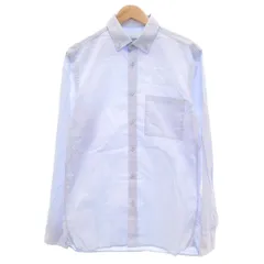 バーバリー ロンドン BURBERRY LONDON 美品 ボタンダウンシャツ BD 長袖 M 水色 ライトブルー ロゴ刺繍 /UO ■GY19