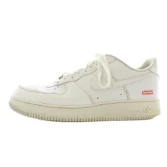 ナイキ NIKE × シュプリーム Supreme エアフォース1 ロー ホワイト Air Force 1 Low White スニーカー レザー ローカット ロゴ US11.5 29.5cm 白 ホワイト CU9225-100 /XZ ■GY01