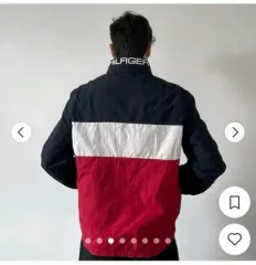 トミーヒルフィガー tommy hilfiger 三色 ウィンドブレーカー アウター ジャケット m