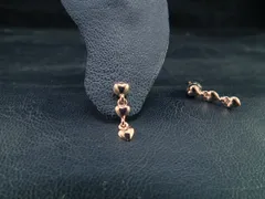 ハート　3連　　5mm   RG
