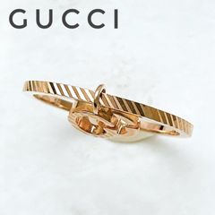 Gucci シルバー ロゴリング アイコンリング ピンキーリング 7号 - メルカリ