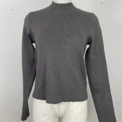 Chico リブニット ハイネック ショート丈 グレー FREEサイズ Ｆ　20260121-0011