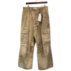 kontor コントール 25AW Corduroy wide cargo pant 籠染加工コーデュロイワイドカーゴパンツ KON-PT05253 2 ベージュ 15136