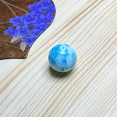 天然石★【ドミニカ共和国産の60Aラリマー】★ボール 1粒 20.2mm  ZB10211