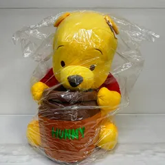 ▲くまのプーさん ぬいぐるみ ハニーポット付き 特大 ぬいぐるみ 未使用品 smgdis094114