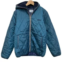 DISCUS ATHLETIC　中綿ブルゾン　ナイロンジャンパー　フード　フルジップ　無地　古着　/0141