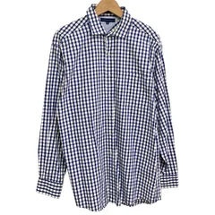 TOMMY HILFIGER　チェックシャツ　長袖　トップス　レギュラーカラー　胸ポケット　古着　/4370