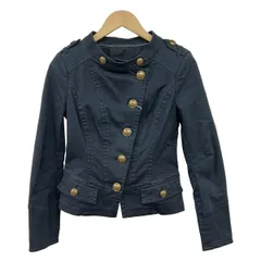 Burberry Blue Label(バーバリーブルーレーベル) ブルゾン サイズ38 M レディース美品  - ネイビー 長袖/肩パッド/春/秋