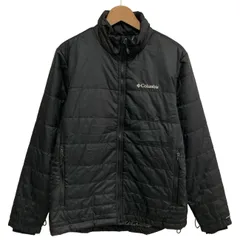 Columbia　ナイロンジャンパー　中綿ブルゾン　フード　フルジップ　無地　ワンポイント　刺しゅう　アウトドア　古着　/1152