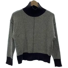 URBAN RESEARCH　セーター　長袖　ニット　ハイネック　総柄　ハイゲージ　古着　/2403