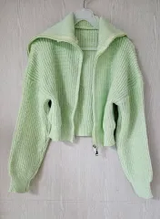 ジップアップ カーディガン 新品