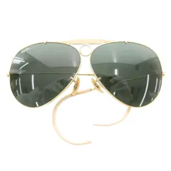 レイバン RAY BAN ヴィンテージ シューター SHOOTER サングラス メガネ アイウェア ティアドロップ ロゴ カラーレンズ 緑 グリーン ゴールドカラー /GV ■GY18