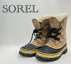 ＳＯＲＥＬ ソレル ＣＡＲＩＢＯＵ カナダ製  メイプルロゴスノーブーツ 防寒 ファッション メンズ 靴