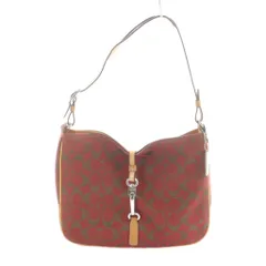 コーチ COACH シグネチャー クリップ ホーボー 6091 ハンドバッグ トート ロゴ キャンバス レザー 赤 レッド ■GY18 /MQ