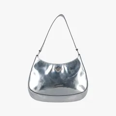 プラダPradaクレオ シルバー パテント 1BC499 7/5