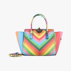 ヴァレンティノValentinoロックスタッズ マルチカラー レザー BGI540PSE1