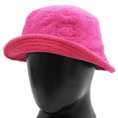 CHANEL シャネル バケットハット パイル コットン100% COCOマーク ロゴ