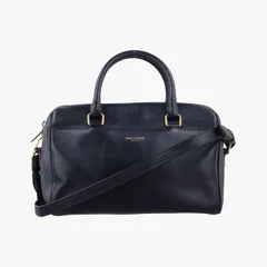 イヴサンローランYves Saint Laurentクラシック ベイビーダッフル ブラック レザー 330958 CLD330958.1113