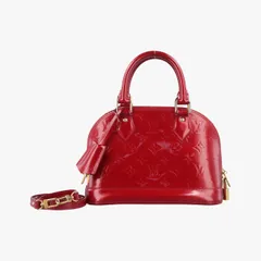 ルイヴィトンLouis VuittonアルマBB ポムダムール ヴェルニ M91606 AA1154