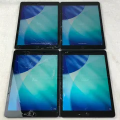 ◆ジャンク品・本体のみ◆【4点セット】Apple iPad 第9世代 Wi-Fi 64GB（A2602）【大きな割れあり】/TL-JUNK-260359