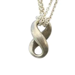 ティファニー TIFFANY & CO. インフィニティ ダブルチェーン ネックレス アクセサリー ペンダント Silver925 シルバー色 ■GY17 /MQ ■OH