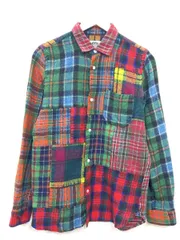 eYe JUNYA WATANABE MAN アイ ジュンヤワタナベマン AD2013 ウール100% チェック ネル シャツ sizeS/マルチ ◇■◎メンズのサムネイル