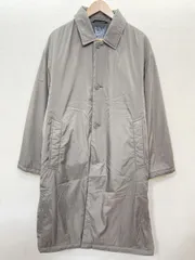 無印良品 洗える中わた ステンカラーコート sizeL/ダークブラウン ◆■ メンズ