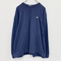 【値引き交渉OK！】古着 used　00s　Champion　チャンピオン　スウェット/トレーナー　ヴィンテージ　紺　ネイビー　Lサイズ
