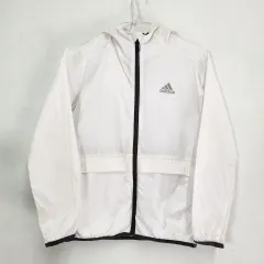 アディダス ジュニア ウィンドブレーカー 白 140