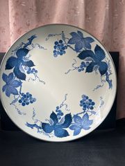 お値下げ‼︎ 鍋島 鍋島藩窯 小笠原藤右衛門 色鍋島 色葡萄 ぶどう大皿