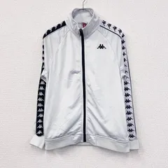 【値引き交渉OK！】古着 used　Kappa　カッパ　トラックジャケット/ジャージ　灰色　グレー　Mサイズ