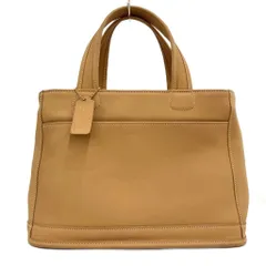 コーチ COACH オールドコーチ 9303 USA製 トートバッグ ハンドバッグ レザー 本革 チャーム ベージュ ■GY18 /TZ