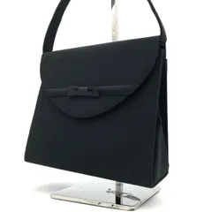 銀座IGIN フォーマルバッグ ハンドバッグ 黒 リボン 冠婚葬祭 東京イギン