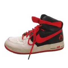 ナイキ NIKE AIR FORCE 1 HIGH 07 LV8 ATLANTA 都市限定 スニーカー シューズ ハイカット 28 白 ホワイト 赤 レッド BV7459-100 /FF ■GY01