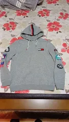 トミーヒルフィガー 裏起毛パーカー 105 レディース 88 バスト 55 丈 66