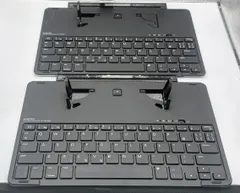 ELECOM iPad Air / Air2用 ワイヤレスキーボード スタンドカバー TK-FBP068ISV2 シルバー 2個セット