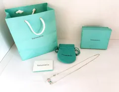 【TIFFANY＆Co ティファニー】エルサペレッティ ビーン SV925 ネックレス ペンダント アクセサリー　箱・保存袋・ショッパー付属