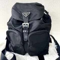 プラダ　PRADA リュックサック　バックパック　ナイロン　ブラック　黒