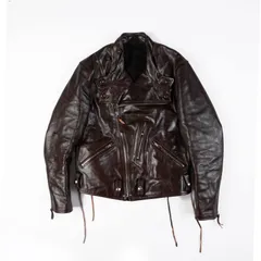 新発売　革ジャン　アヴィエター・スタイル  ピータース ライダースジャケット　茶芯馬革 2XL