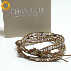 CHAN LUU チャンルー ラップブレスレット メタル ヘマタイト 白系 