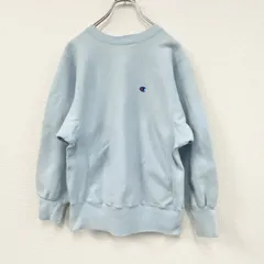 【値引き交渉OK！】古着 used　80s　Champion　チャンピオン　リバースウィーブ　スウェット/トレーナー　トリコタグ　ライトブルー　Mサイズ