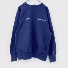 【値引き交渉OK！】古着 used　90s　Champion　チャンピオン　リバースウィーブ　スウェット/トレーナー　刺繍タグ　紺　ネイビー　Lサイズ