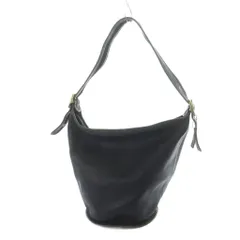 コーチ COACH オールドコーチ 9085 USA製 ショルダーバッグ バケツ 斜めがけ レザー 黒 ブラック