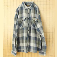 ビッグサイズ USA BILLABONG ヘビーフランネルチェックシャツ メンズXXL ブルー アウトドア 長袖 アメリカ古着　011426aw30
