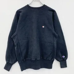 【値引き交渉OK！】古着 used　90s　Champion　チャンピオン　リバースウィーブ　スウェット/トレーナー　刺繍タグ　ブラック　Lサイズ