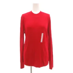 ジーユー GU タグ付き リブハイネックセーター XL ニット 長袖 赤 レッド /AE ■GY06